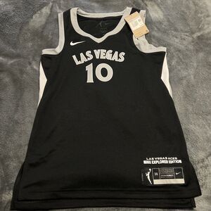XS Las Vegas Aces Kelsey Plum Nike Black Edition Player Jersey women’s